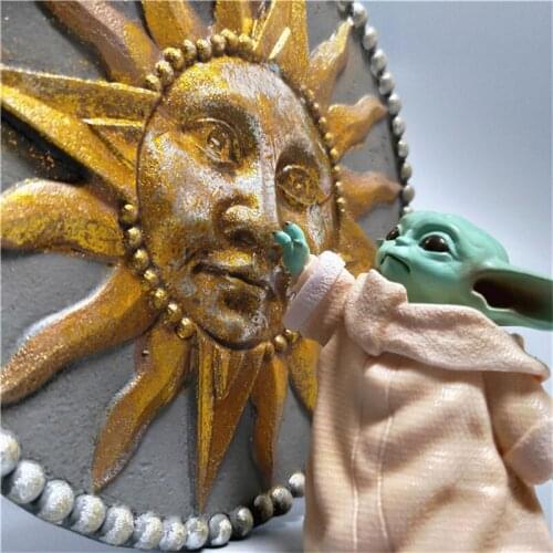 Disney Star Wars 8cm Toy Master Baby Yoda Darth PVC Action Figure Anime Figures Collection Doll mini Toy model for children gift