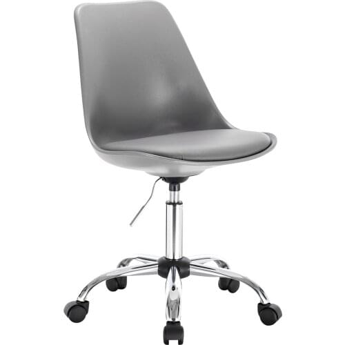 Gas Adjustable Swivel Barstool Dressing Stool Dining Chair Table Desk Office Chair Rolling Low Swivel Stool for Kitchen Salon