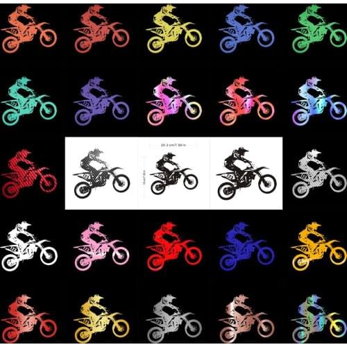 20.3cm*18cm Cool Motorcycle Racer Car Sticker Viny Car Sticker for Car Styling Window Door Decor Stickers and Decals Accesorries