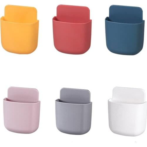 Desk Organizer Stationery Wall-Mounted Storage Box Storage Box Phone Holder Office Supplies Desktop Organizer