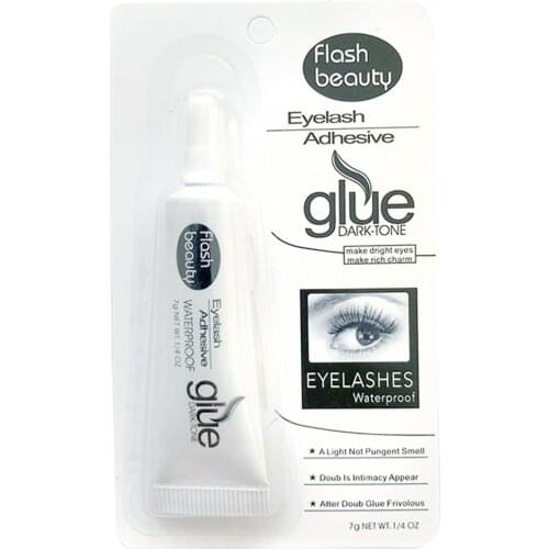 2021 New1 Pcs New Strong False Eyelash Lash Glue Adhesive 7g Dark or Clear Eyelash Glue Waterproof Tool Makeup Tools Accessories