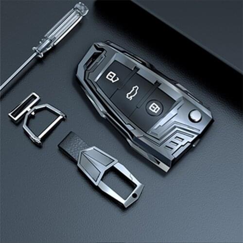 New Zinc Alloy Car Remote Key Case Cover Protector Shell For Audi C6 R8 A1 A3 Q3 A4 A5 Q5 A6 S6 A7 B6 B7 B8 8P 8V 8L TT RS Sline