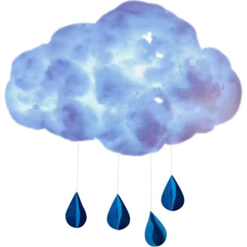 Children Gift DIY LED Warm White Clouds Lamp Lighting Atmosphere Night Light Cloud Handmade USB Powered Lamps Home Decorations