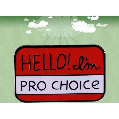 Pro Choice Feminist Keep Abortion Safe and Legal Pro-Choice enamel pin I am in charge of my body and my uterus My Choice brooch