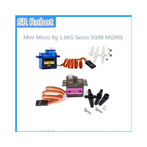 Mini Micro 9g 1.6KG Servo SG90 For Arduino Kit Airplane Helicopter DIY RC Toy Robot Smart Car Model Robotic Arm Part Accessory