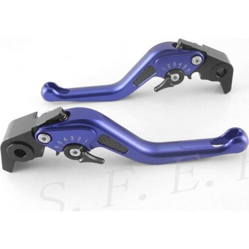 SFEP 3D Short CNC Adjustable Motorcycle Brake and Clutch Levers with Carbon Fiber Inlay Type For Kawasaki H2 / H2R 2015-2019