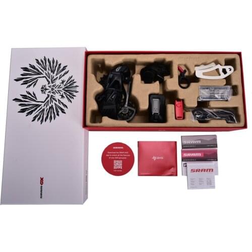 SRAM GX Eagle AXS 12s, rear splitter, gear lever, battery, tools, charger and cable