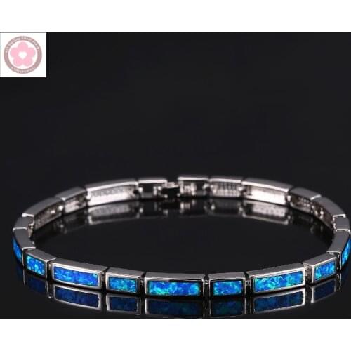 SZ0060 AAA Blue Opal Inlaid Fashion Bracelet For Women Jewelry Gift