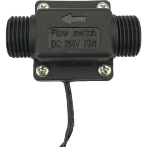 USB-FS21TP Baffle Type Inline Flow Switch PA66 Nylon BSPP G1/2" Switch Sensorswitch 2-30L/Min 250V DC 70W 2 wire iSentrol