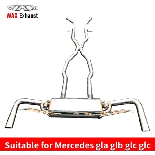High quality stainess steel Exhaust Pipe For Mercedes-Benz Gla Glb Glc Gl Gls