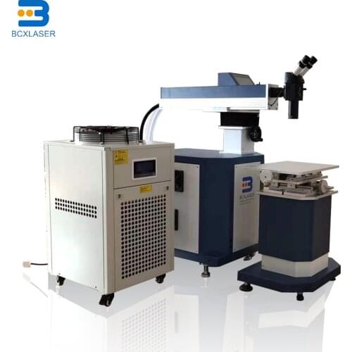 Wuhan BCXlaser 300W Fully automatic YAG spot metal stainless tube laser welding machine work effect well