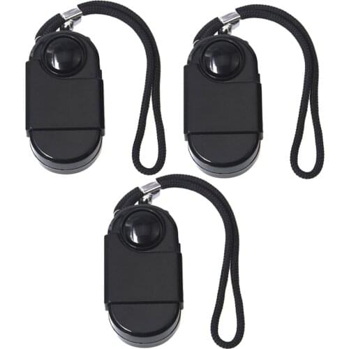 3pcs Camping Alarm Travel Portable Mini PIR Infrared Movement Motion Sensor Detector 120dB Wireless Home Security Anti-theft