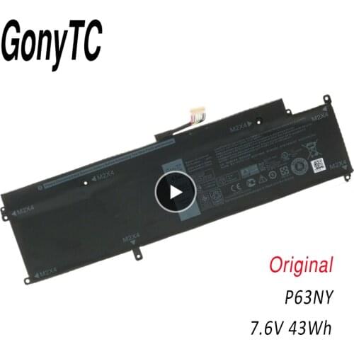 P63NY 7.6V 43wh XCNR3 Laptop Battery N3KPR For Dell Latitude 13 7370 N3KPR E7370 WV7CG 0WV7CG