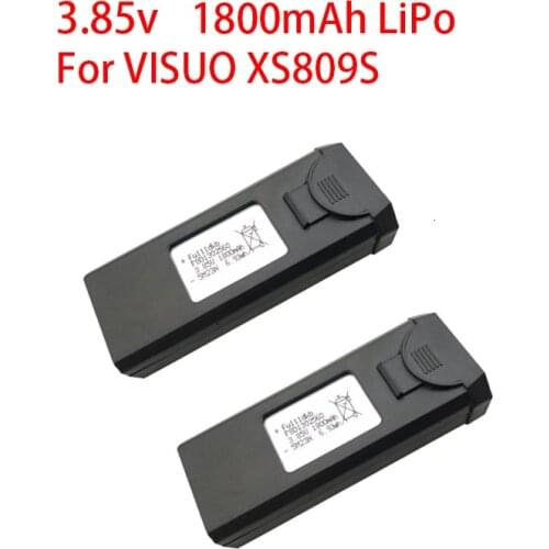 Original 3.85V 1800mAh Lipo Bettery For VISUO XS809s XS816 RC Quadcopter Drone Battery Spare Parts Accessories 3.7v battery