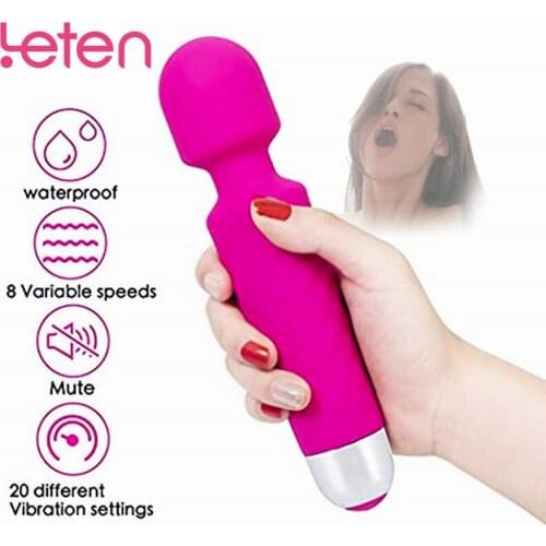 Wireless Dildos AV Vibrator Magic Wand for Women Clitoris Stimulator USB Rechargeable Massager Sex Toys for Muscle Adults