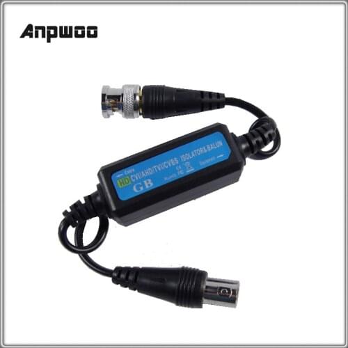 For 2MP 3MP 4MP Anpwoo GB106A 200M Range For HD CVI/AHD/TVI Twisted BNC CCTV Passive Transceivers Cat5 CCTV UTP Video Balun IPC