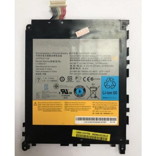 GeLar 7.4V 3700mAh L10M2I21 battery for Lenovo Tablet PC L10M2121 battery Y1011 battery 21CP5/57/128