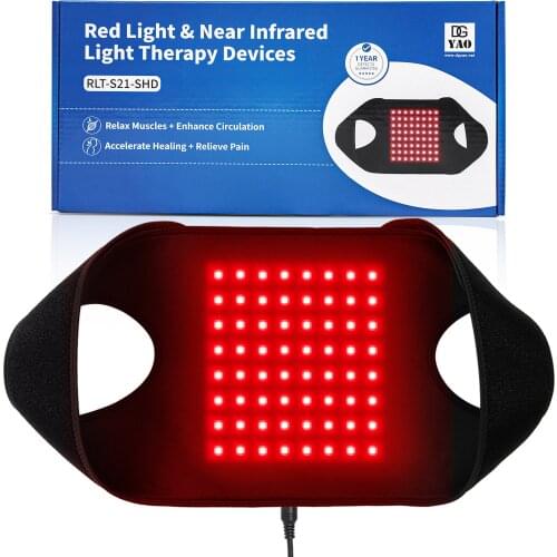 DGYAO 660nm Red Light & 880nm Infrared Light Therapy for Shoulder Pain Relief Home Use Devices Family Gift Muscle Relax