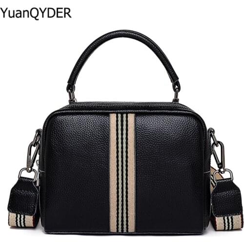 Fashion Stripe Handbag Womens Leather Shoulder Bags Designer Brand Diamonds Crossbody Bags Ladies Travel Messenger Bag Bolsa