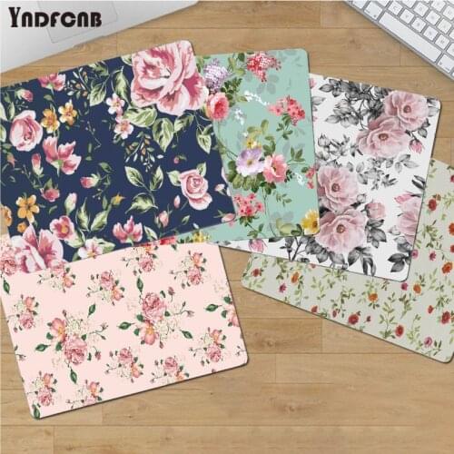Custom Skin Fashion Floral Flower Keyboard Gaming MousePads Top Selling Wholesale Gaming Pad mouse