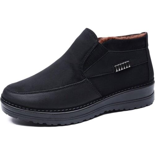 Fashion Winter Men Boots Waterproof Comfortable Snow Boots Fur Warm winter Ankle Shoes Men Footwear Male Light 567