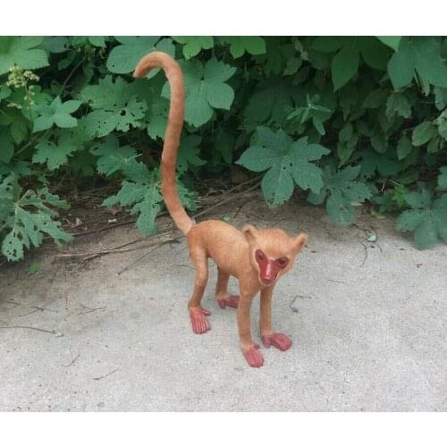New simulation monkey toy handicraft cute plastic & fur monkey doll about 29x30cm 1602