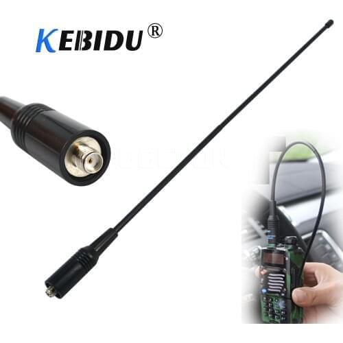 New SMA Female Dual Wide Band NA-771 Flexible Antenna Two Way Radio VHF/UHF 144/430MHz for BAOFENG UV-5R BF-888S Kenwood