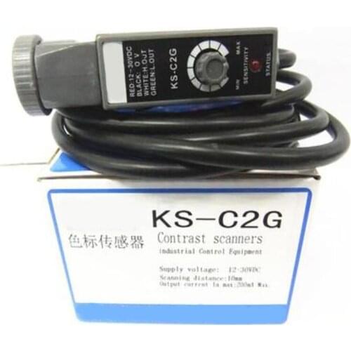Original genuine photoelectric switch color mark sensor KS-C2G green light KS-C2W KS-C2R KS-C2