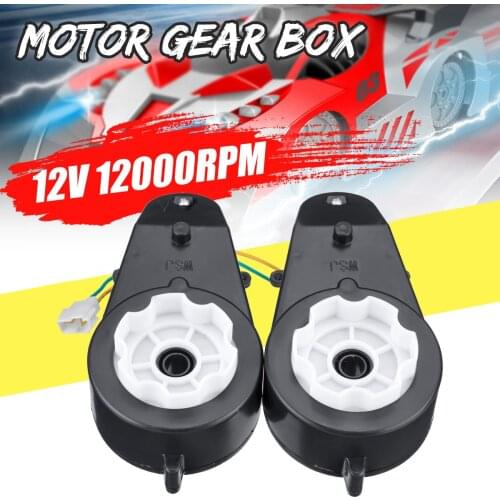 Pair 12V Motor Gearbox Antrieb Motor Getriebe 12000 RPM Kinderfahrzeug Kinderauto Elektro Kids Ride On Hummer For Jeep For BMW