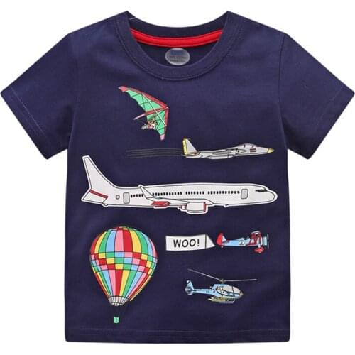 ZWY926 New Children T Shirts Short-sleeve Tops For Kids Cartoon Boys School Tees Girls T-shirt Toddler Outerwear Clothing