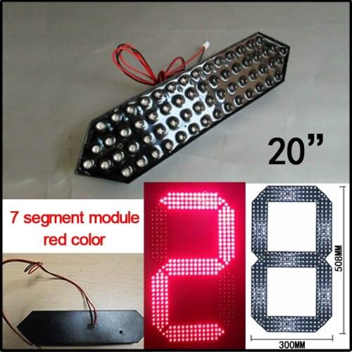 20" red color digita numbers module,led gas price,led oil price,7 segment of the modules,High brightness led chip,led billboard