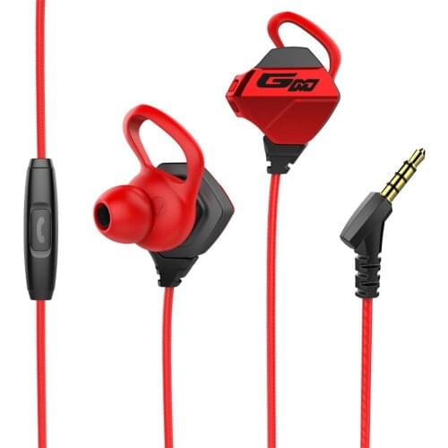3.5mm Universal Wired In-Ear Earphone Noise Reduction Gaming Headphone with Mic