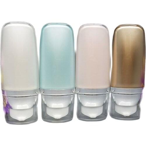 30ML pearl white/blue/gold/pink airless bottle for foundation/essence/lotion/emulsion/moisturizer/serum/gel plastic bottle