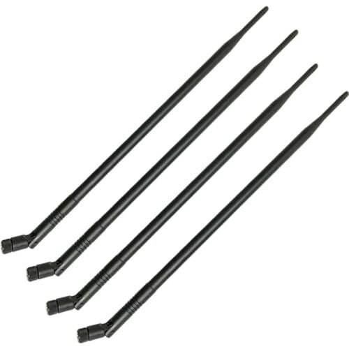 4PCS 9DBi RP-SMA Dual Band 2.4GHz 5GHz High Gain WiFi Router Wireless Tilt Antenna