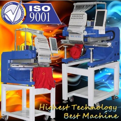 Single head embroidery machine prices with 15 colors