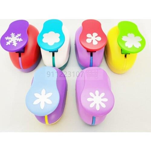 6pcs 1'' flower punch 25mm diy craft hole puncher scrapbooking punches eva maker Kids scrapbook paper cutter Embossing sharper