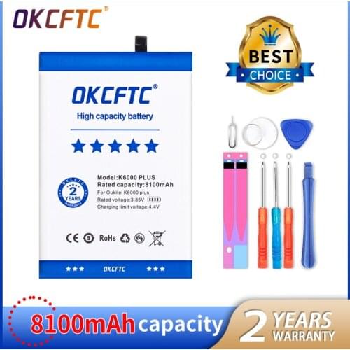 8100mAh Battery for OUKITEL K6000 plus High-capacity Replacement Battera