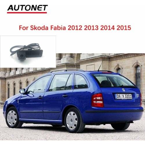 Autonet Rear View Camera For Skoda Fabia 2012 2013 2014 2015 Backup Camera Instead Original Factory Trunk Handle Camera