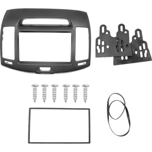 Car 2Din Fascia Frame For HYUNDAI ELANTRA (European LHD) 2006 2007 2008 2009 2010 2011 Auto Radio Dash Fascia Plate Frame