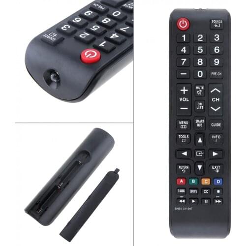 BN59-01199F Remote Control Support 2 x AAA Batteries with Long Transmission Distance for Samsung TV 2033M / 230MXN / 230TSN