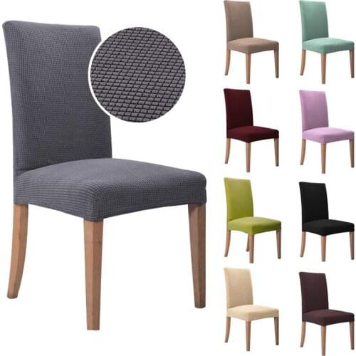 Dining chair cover waterproof fabric stretch stretch dining chair sliding cover spandex living room chair cover