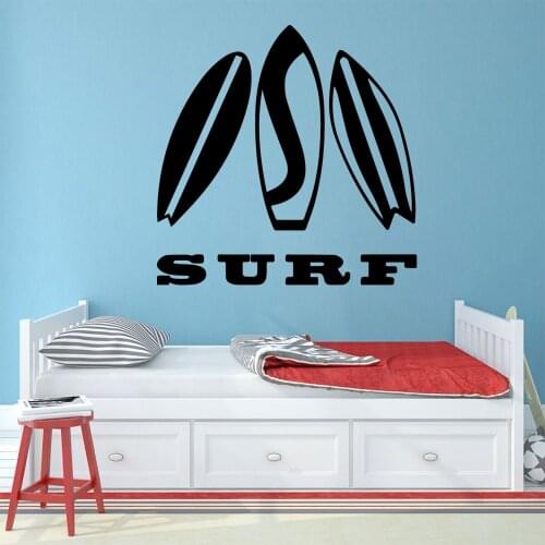 Diy Surf Wall Sticker Pvc Wall Stickers Wall Art Wall Paper For Kids Rooms Decoration Diy Pvc Home Decoration Accessories