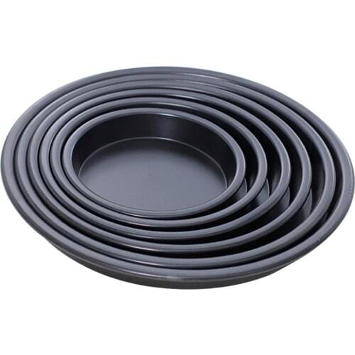 5/7/8/9/12 Inch Non-Stick Pizza Pan Bakeware Carbon Steel Pizza Plate Round Deep Dish Pizza Pan Tray Mold Mould Baking Tools