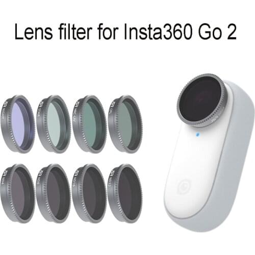 Insta360 Go 2 Filter Set ND Dimming MC UV CPL Filter Sets Sports Camera Accessories for Insta360 Go 2 Lens Filters