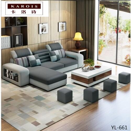 KAROIS 661Modern leisure simple technology cloth size apartment living room furniture fabric sofa