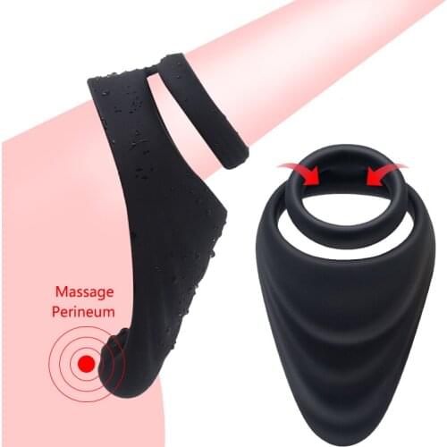 Male Penis Ring Delayed Ejaculation Penis Ring Cock Ring Sex Toys for Men Masturbator Adult Products Sex Shop Erectile Support