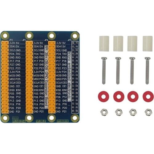 GPIO Extension Board 1 to 3 DIY Expansion Circuit Plate for Raspberry Pi 4B/3B
