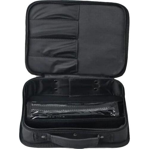 Portable Waterproof PU Leather Barber Bag Barber Accessories Tools Storage Bag Travel Case Organizer Large Capacity Salon H