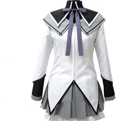 Puella Magi Madoka Magica Akemi Homura Cosplay Costume Custom Made Any Size