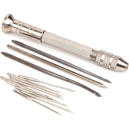 Leather Sewing Awl Needle Set Shoes Repair Tool Kits Sewing Awl Tools #20